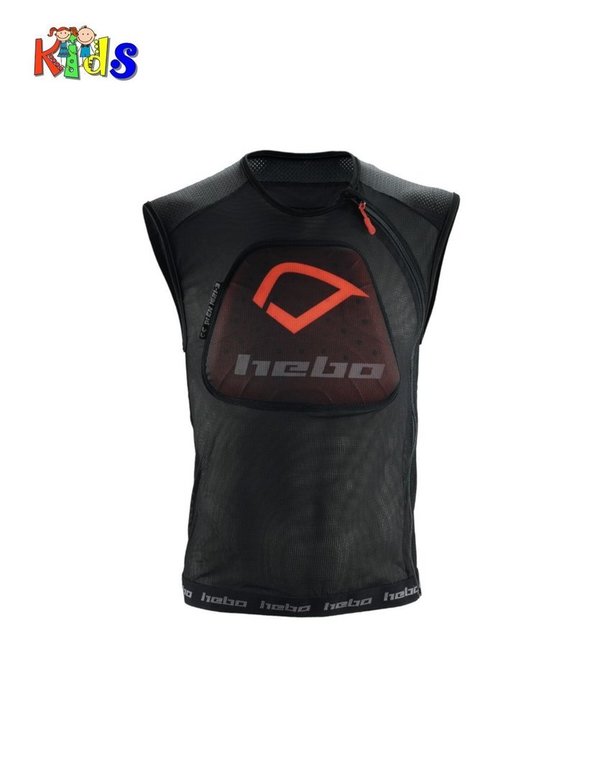 Hebo Brust- und Rücken Protektorweste, Junior Defender Pro Protektor Vest