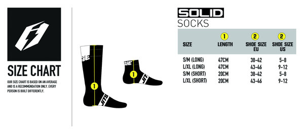JITSIE SOLID Socken lang / Solid Socks long