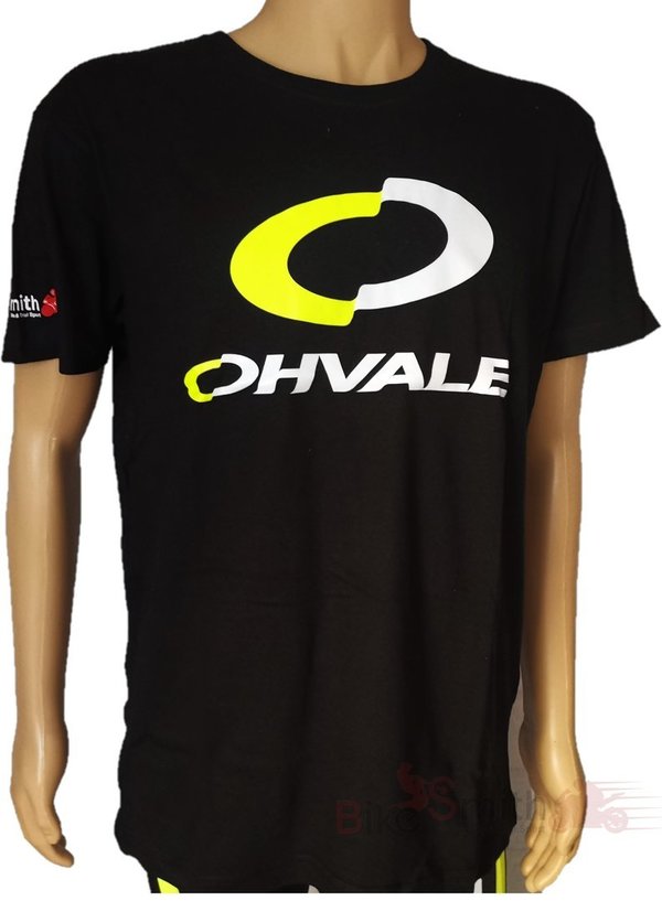 OHVALE - Bike Smith Herren kurzarm Shirt - schwarz mit Logo / T-Shirt Herren