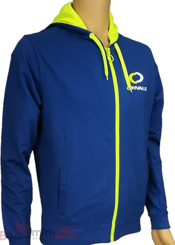 OHVALE Herren Fleece Jacke - blau mit Logo / Fleece Jacket blue