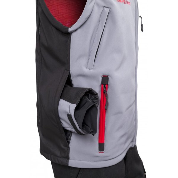 S3 Parts Softshell Jacket - Vest / S3 Jacket Softshell Trial / Enduro Adult - grey / black / red