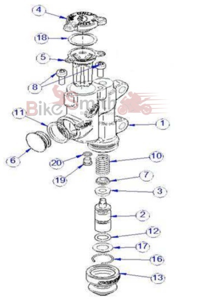 OVHALE GP-0 Hauptbremszylinder hinten / Formula Bremszylinder Hinterradbremse