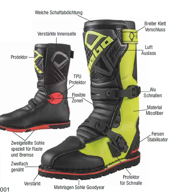 HEBO Technical 2.0 Micro Trialstiefel / Trial Boots