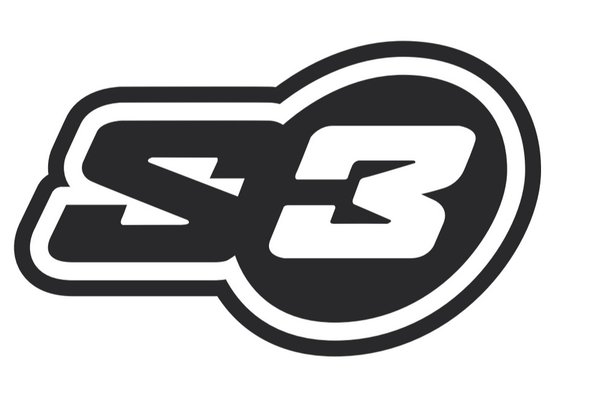 S3 Parts Logo Schwrz Weiß